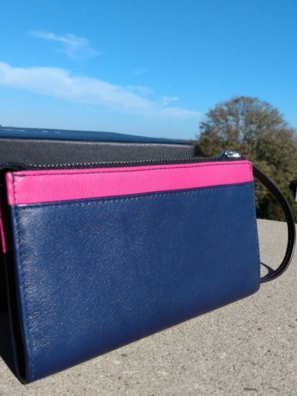 Coach Legacy Colorblock Zippy Wristlet Wallet, New - Picture 5 of 15